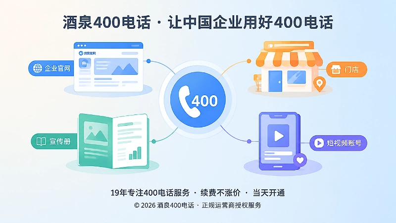 统一400号码入口与公开信息留存